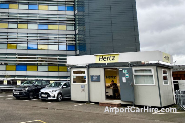 Hertz Rent a car office  Piccadilly Railway Station Manchester