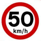 50 KM/H in Built up Areas Greece