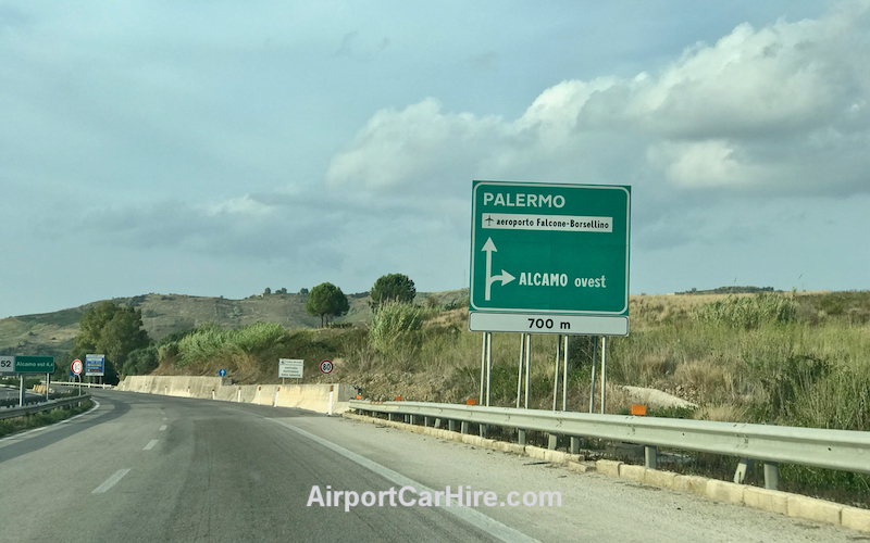 Road to Palermo Airport