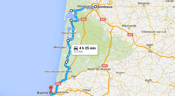 Bordeaux to Biarritz Road Trip