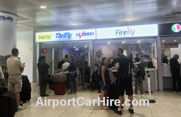 Car Hire Desks at Palermo Airport Sicily