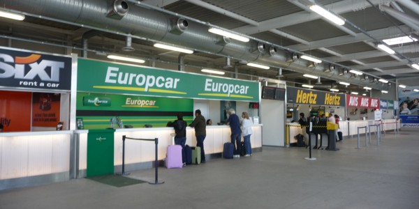 Car Hire Desk at Pisa Airport