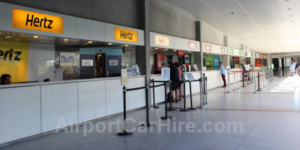 Car Hire Desks at Bordeaux Airport