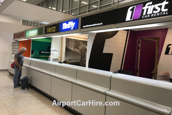 Car Hire Desks at Malta Airport