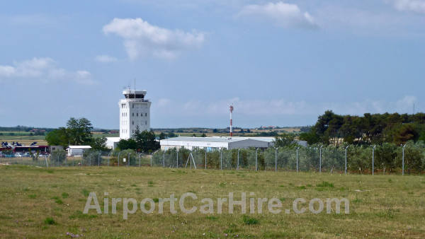 Control tower at pula airport