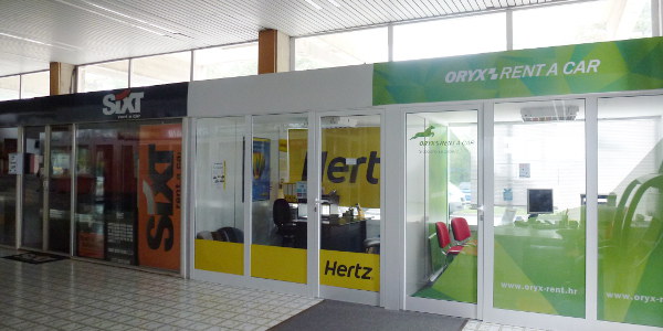 Rijeka Airport Car Hire Check Desks