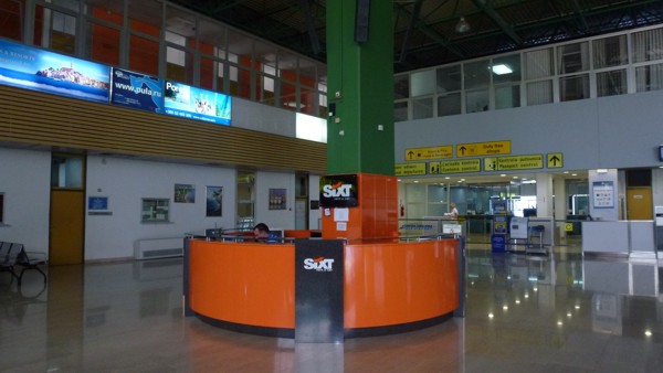 Sixt Car Rental Desks at Pula Airport 