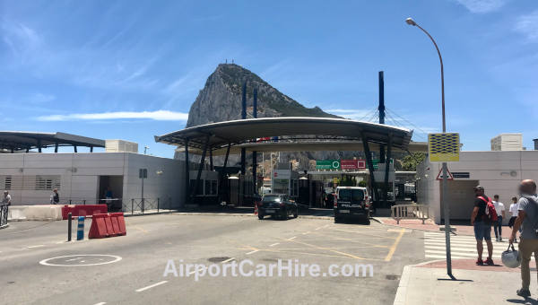 Border between Spain & Gibraltar