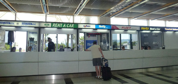  Split Car Hire Rental Desks