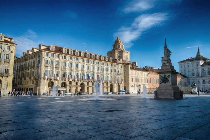 Palazzo della regione a torino in piazza castello, torino