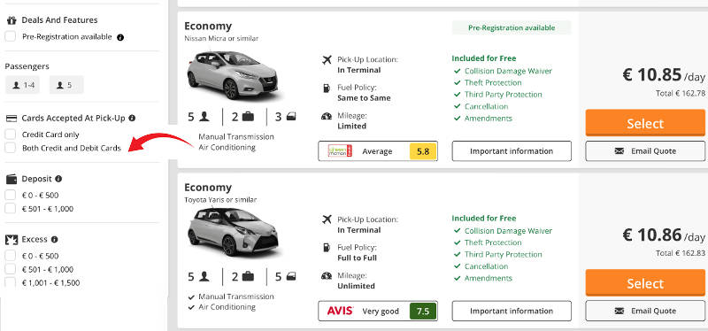 Cheapest Car Hire Fuerteventura Airport No Credit Card Required