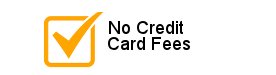 No Credit Card Fee